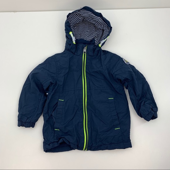 H&M Boys Jacket with Hood Blue Size 2-3 Years - Picture 2 of 9